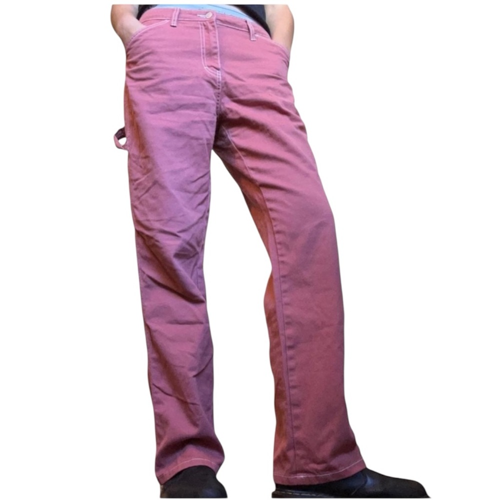 Dickies Women's Carpenter Painter Pants in Pink Rose Size 24